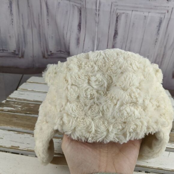 Childrens Place winter bear warm hat white 12-18 m - Picture 1 of 5